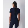 Champion – T-shirt à col rond Champion pour femme – Bleu marine - CHAMPION