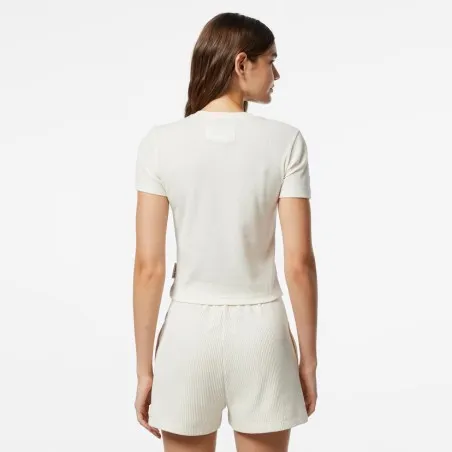 Champion -T-shirt à col rond Champion pour femme – Crème - CHAMPION