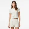 Champion -T-shirt à col rond Champion pour femme – Crème - CHAMPION