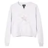 Converse Femme – Sweat-shirt ras du cou avec patch Chuck Taylor – Blanc - CONVERSE