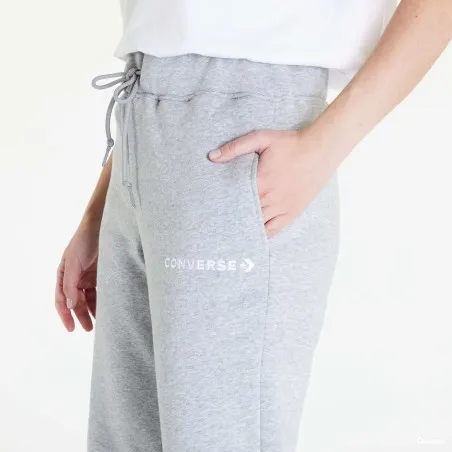 Converse Femme – Converse Wordmark Fleece Jogger – Gris - CONVERSE
