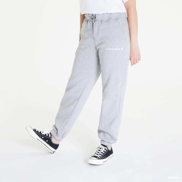 Converse Femme – Converse Wordmark Fleece Jogger – Gris - CONVERSE
