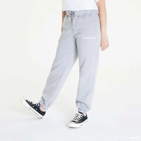 Converse Femme – Converse Wordmark Fleece Jogger – Gris - CONVERSE