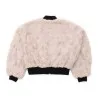 Converse Femme – Blouson aviateur en fausse fourrure – Rose - CONVERSE