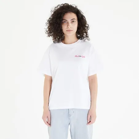 Converse Femme – T-shirt surdimensionné Converse All Star – Blanc - CONVERSE