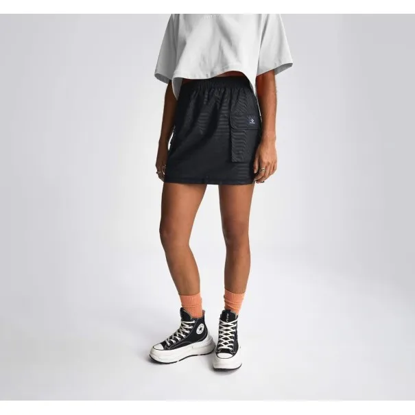 Converse Femme – Jupe tissée utilitaire – Noir - CONVERSE