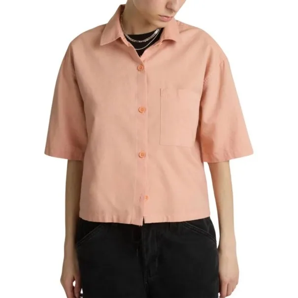 Vans – VANS MCMILLAN SS W SHIRT COPPER TAN – Rose - VANS
