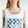 Vans – Débardeur Vans Classic – Blanc Bleu - VANS