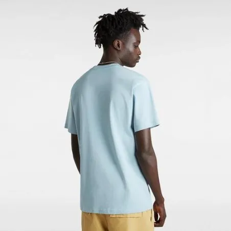 Vans – T-shirt Vans avec logo sur la poitrine gauche – bleu - VANS