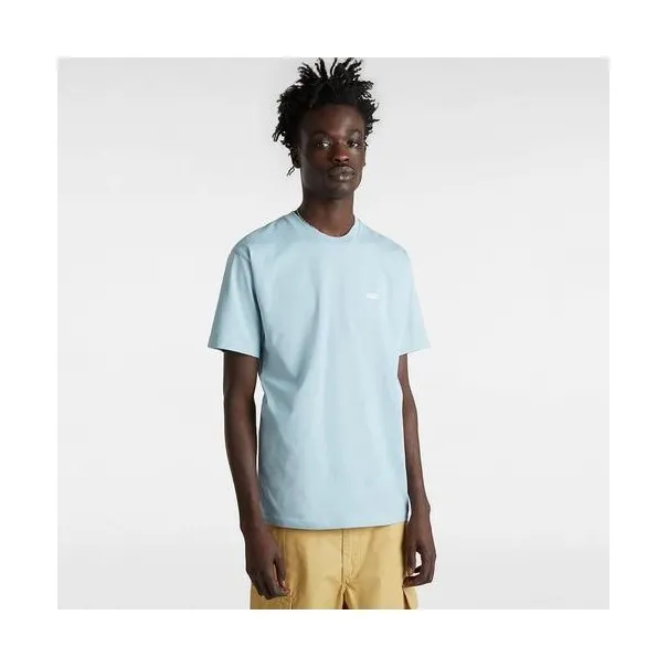 Vans – T-shirt Vans avec logo sur la poitrine gauche – bleu - VANS