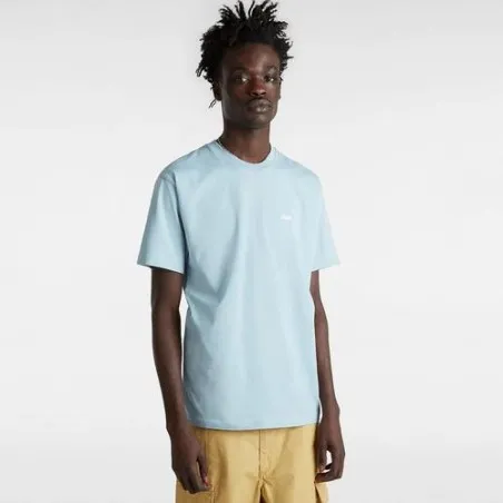 Vans – T-shirt Vans avec logo sur la poitrine gauche – bleu - VANS