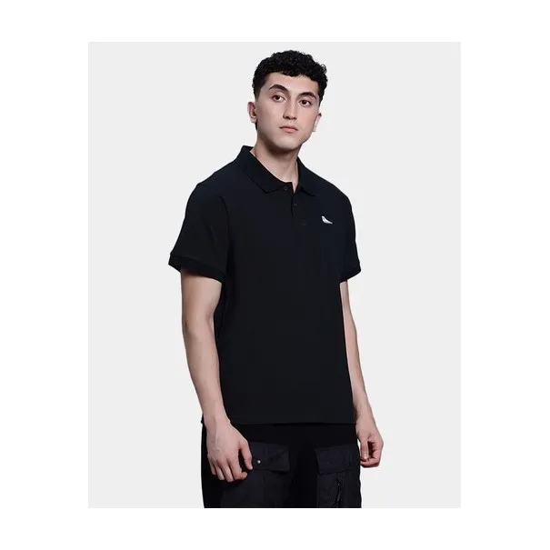 Converse Homme – Polo avec patch de chaussure – Noir - CONVERSE