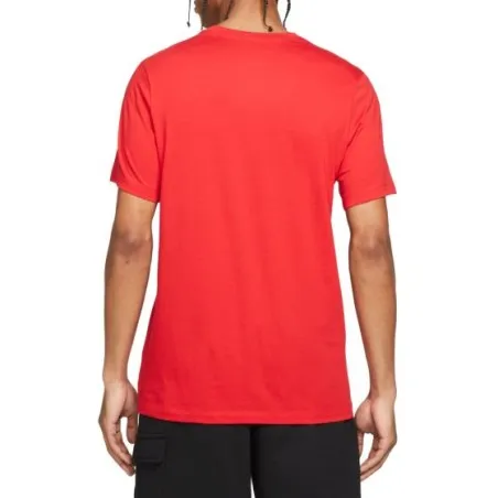 Nike Homme – M nsw tee icône futur – Rouge Noir - NIKE