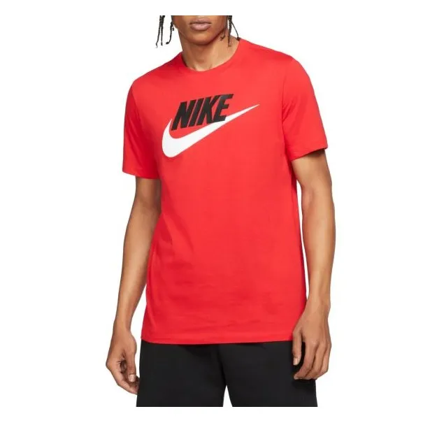 Nike Homme – M nsw tee icône futur – Rouge Noir - NIKE