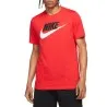 Nike Homme – M nsw tee icône futur – Rouge Noir - NIKE