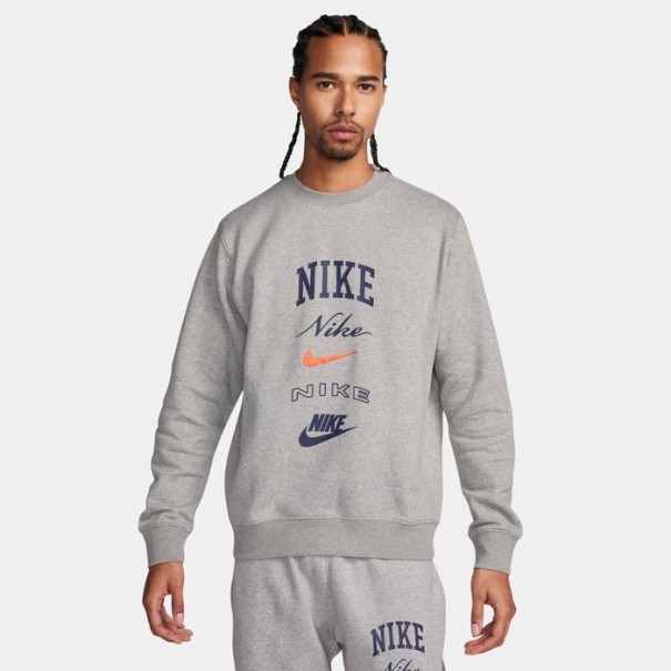 Nike Homme – Sweat à capuche Nike Club – Gris - NIKE