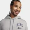 Nike Homme – Sweat à capuche Nike Club – Gris foncé chiné/Gris fumé - NIKE