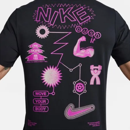 Nike Homme – T-shirt Nike Dri-FIT – Noir - NIKE