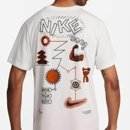 Nike Homme – T-shirt Nike Dri-FIT – Blanc - NIKE