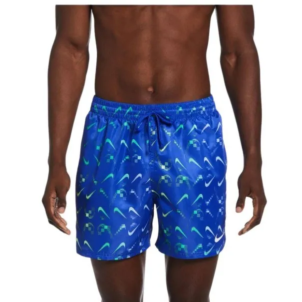 Nike – SHORT DE BAIN NIKE MULTI SWOOSH 5? VOLLEY – Bleu - NIKE