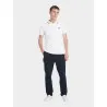 Timberland Homme – POLO À COL IMPRIMÉ MILLERS RIVER POUR HOMMES TIMBERLAND – Blanc - TIMBERLAND