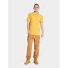 Timberland Homme – TIMBERLAND MILLERS RIVER COL IMPRIMÉ MANCHES COURTES – Jaune - TIMBERLAND
