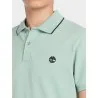 Timberland Homme – TIMBERLAND MILLERS RIVER COL IMPRIMÉ MANCHES COURTES – Vert - TIMBERLAND