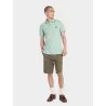 Timberland Homme – TIMBERLAND MILLERS RIVER COL IMPRIMÉ MANCHES COURTES – Vert - TIMBERLAND