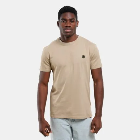 Timberland Homme – T-shirt à manches courtes Timberland – Beige - TIMBERLAND