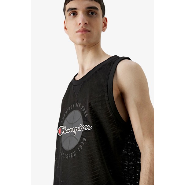 Champion -Débardeur de basket-ball en maille Champion – Noir - CHAMPION