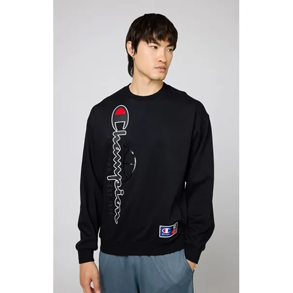 Champion -Sweat- shirt ras du cou Modern Basket – Noir - CHAMPION