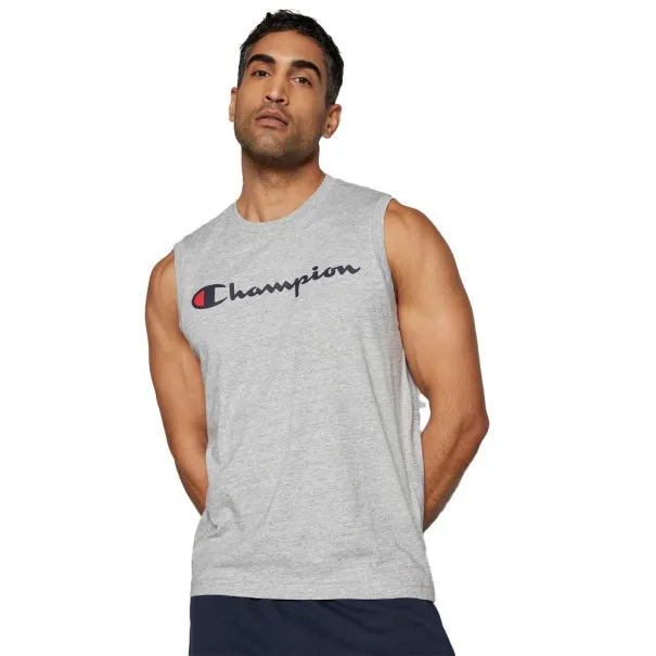 Champion -T-shirt ras du cou sans manches Champion – Gris - CHAMPION