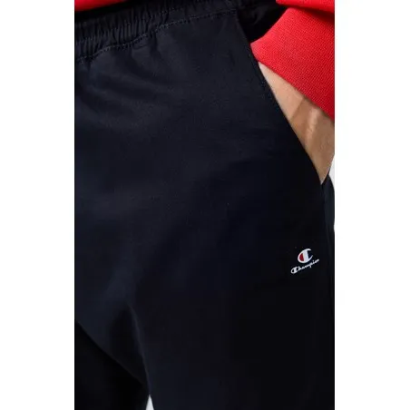 Champion -Pantalon à revers élastiques pour librairie – Noir - CHAMPION