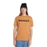 Timberland Homme – T-SHIRT TIMBERLAND AVEC LOGO BRODÉ – Jaune Motarde - TIMBERLAND