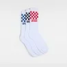 Vans – Lot de 3 paires de chaussettes Vans Classic Check – Crew blanches - VANS