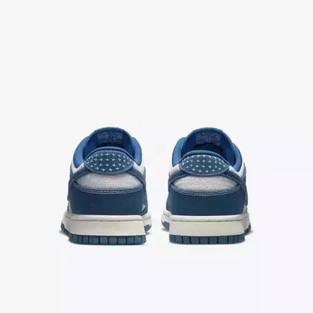 Nike Homme – Nike Dunk Low Retro SE – Blanc sommet/Bleu industriel - NIKE