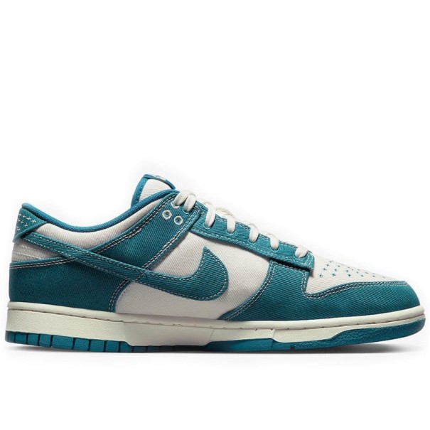 Nike Homme – Nike Dunk Low Retro SE – Blanc sommet/Bleu industriel - NIKE