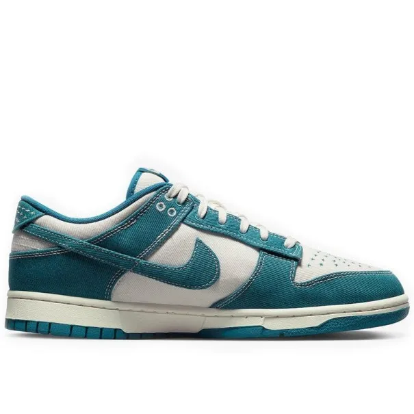 Nike Homme – Nike Dunk Low Retro SE – Blanc sommet/Bleu industriel - NIKE