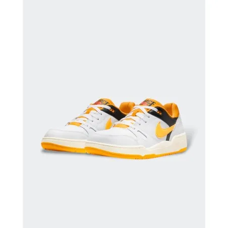 Nike Homme – Nike Full Force Low – Blanc/Noir/Voile/Or université - NIKE