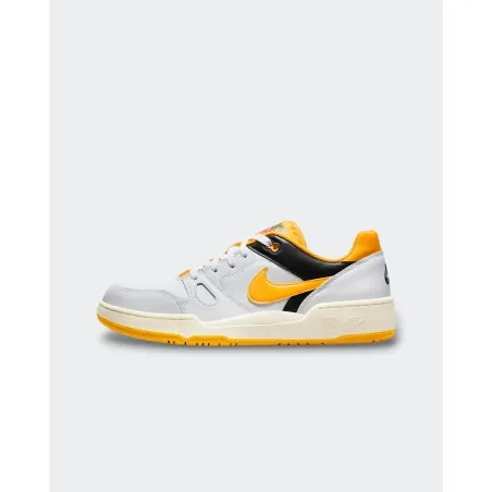 Nike Homme – Nike Full Force Low – Blanc/Noir/Voile/Or université - NIKE