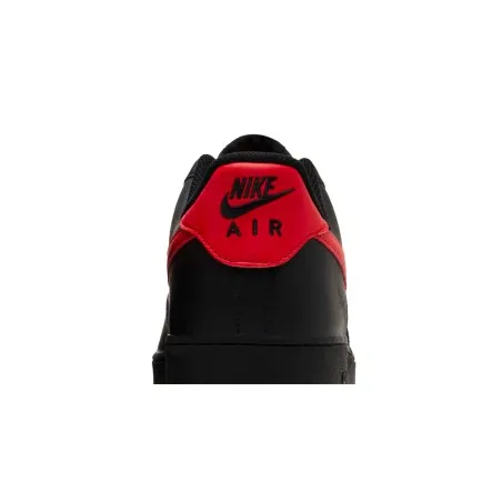 Nike Homme – Nike Chaussures Air Force 1 ’07 – Rouge Noir - NIKE