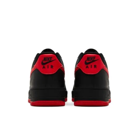 Nike Homme – Nike Chaussures Air Force 1 ’07 – Rouge Noir - NIKE