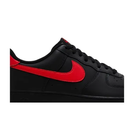 Nike Homme – Nike Chaussures Air Force 1 ’07 – Rouge Noir - NIKE