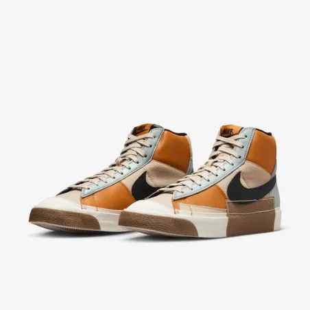 Nike Homme – Nike Blazer Mid Pro Club – Grain/Pierre ponce claire/Monarque/Noir - NIKE