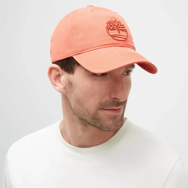Timberland – CASQUETTE DE BASEBALL EN TOILE DE COTON TIMBERLAND – Rouge - TIMBERLAND
