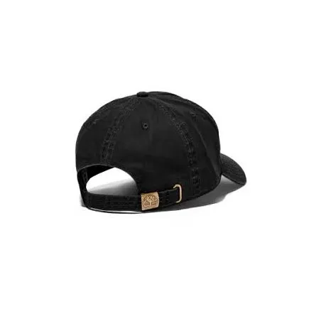 Timberland Homme – Casquette Timberland Cotton Canvas Self Backstrap – noir - TIMBERLAND