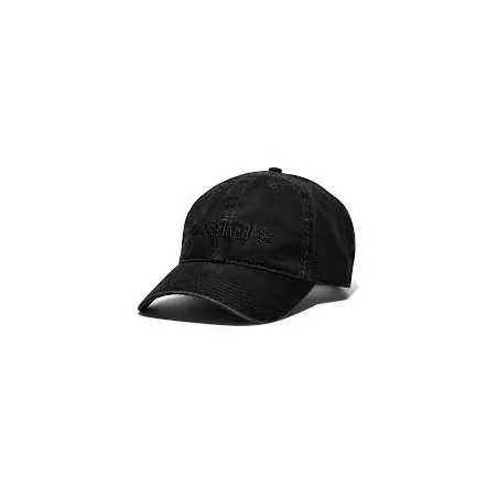 Timberland Homme – Casquette Timberland Cotton Canvas Self Backstrap – noir - TIMBERLAND