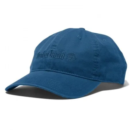 Timberland – CASQUETTE DE BASEBALL EN TOILE DE COTON TIMBERLAND COOPER HILL – Bleu - TIMBERLAND