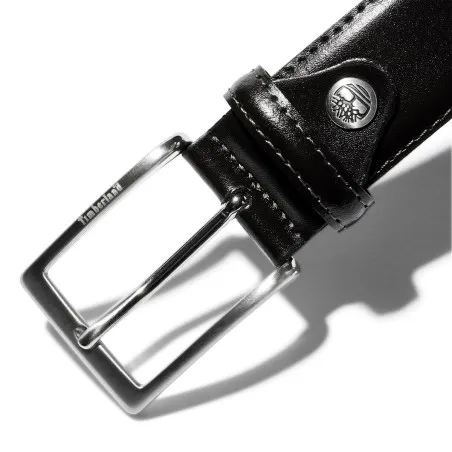 Timberland Homme – Ceinture TIMBERLAND 40 mm en cuir recyclé – NOIR - TIMBERLAND