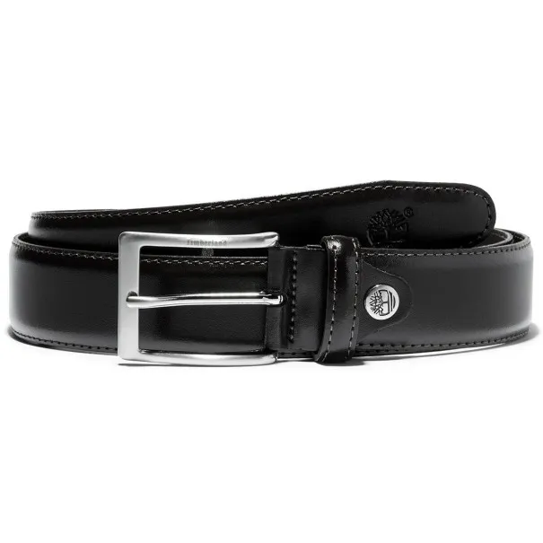 Timberland Homme – Ceinture TIMBERLAND 40 mm en cuir recyclé – NOIR - TIMBERLAND